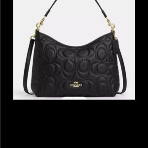 Coach Black Leather Women's Bag